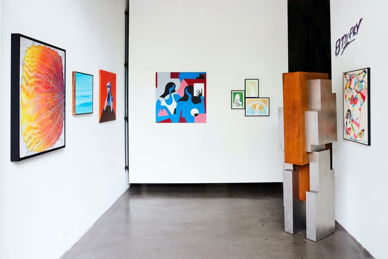 the garage amsterdam 8th ply group exhibition jean jullien james jarvis parra borris tellegen