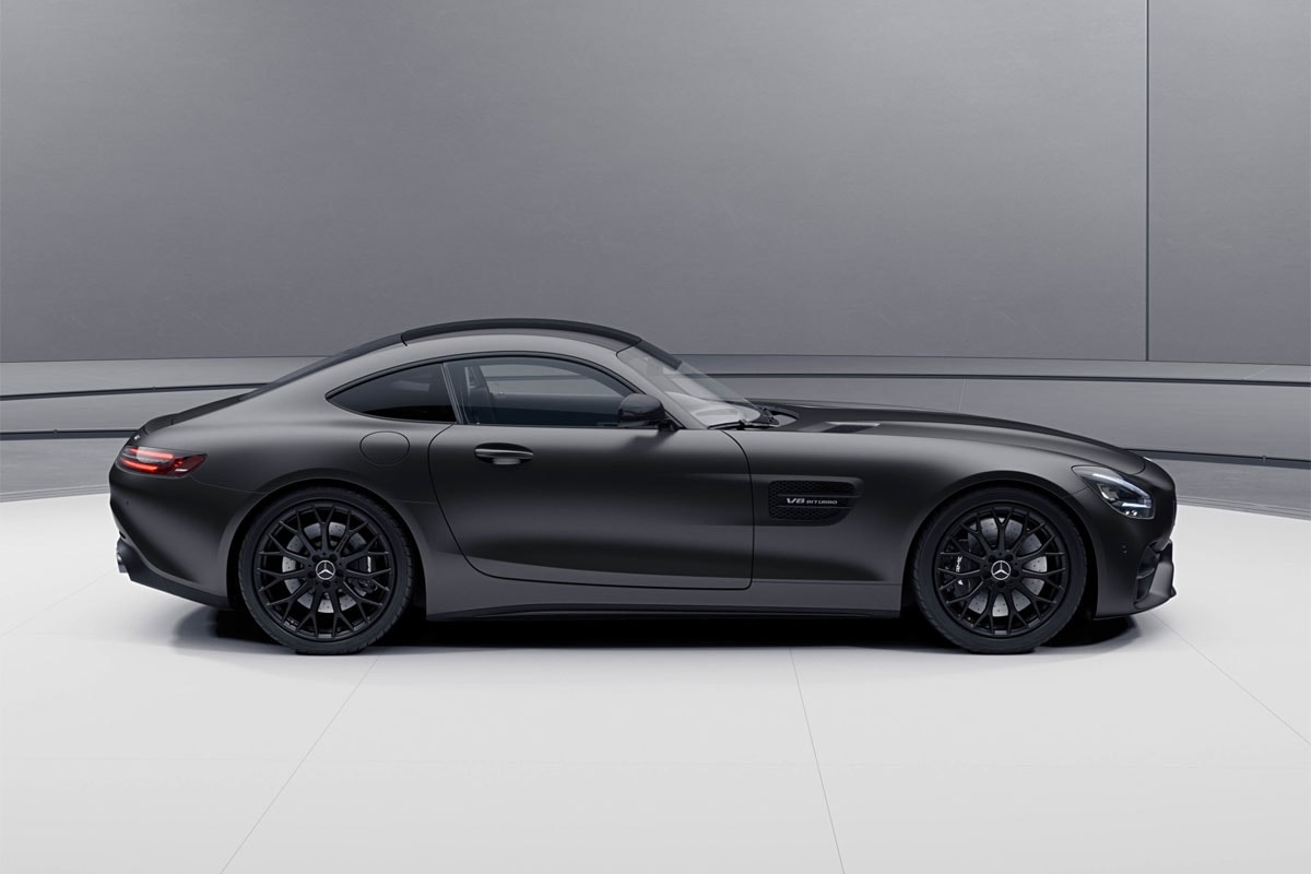 mercedes amg gt coupe convertible stealth edition blacked out 2021 