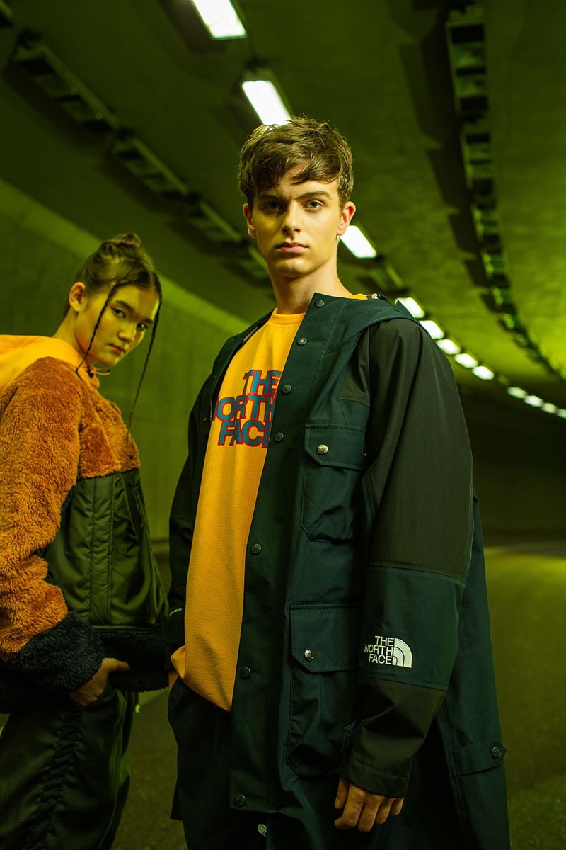 The North Face Urban Exploration "Trotter Gold" Collection Lookbook Release Information Outerwear FW20 Fall Winter 2020 DWR City Pants Fleece Borg Denali 