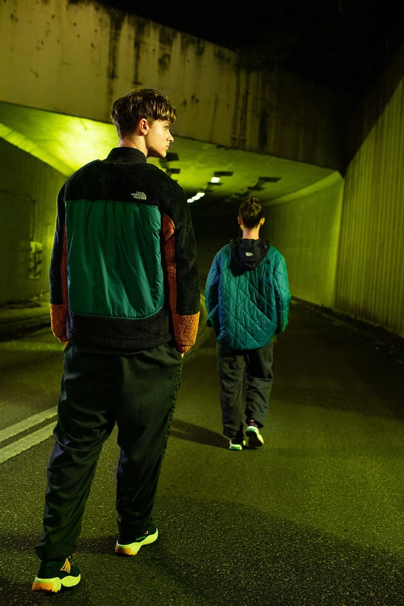 The North Face Urban Exploration "Trotter Gold" Collection Lookbook Release Information Outerwear FW20 Fall Winter 2020 DWR City Pants Fleece Borg Denali