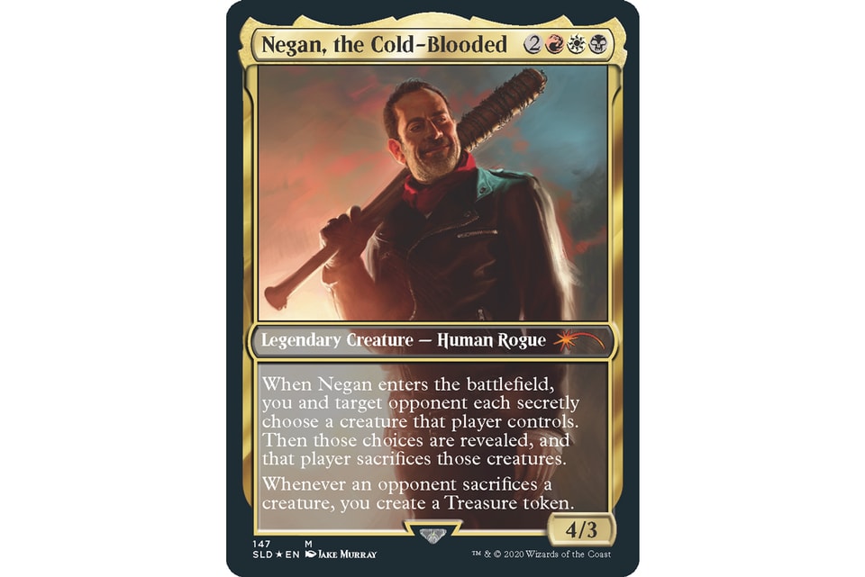 The Walking Dead Negan Magic The Gathering Card | Hypebeast The Walking Dead Negan Magic The Gathering Card | Hypebeast