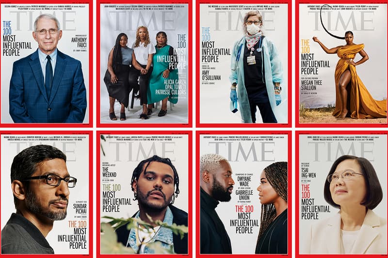 time 100 magazine most influential people in the world 2020 the weeknd megan thee stallion gabrielle union dwyane wade lewis hamilton full list denzel washington michael b jordan