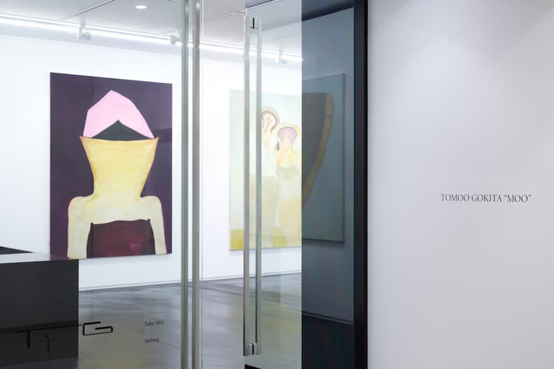 Tomoo Gokita "Moo" Exhibition Taka Ishii Gallery tokyo new color paintings abstract figures 