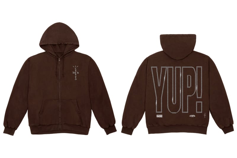 travis scott zip up hoodie