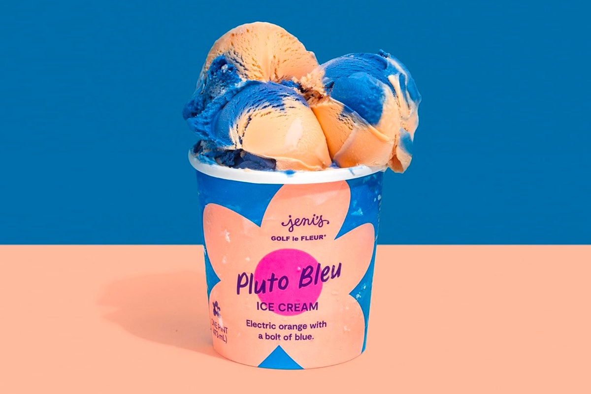 Tyler the Creator golf le fleur Jenis Splendid Ice Cream Pluto Bleu flavor dessert rapper artist musician collaboration