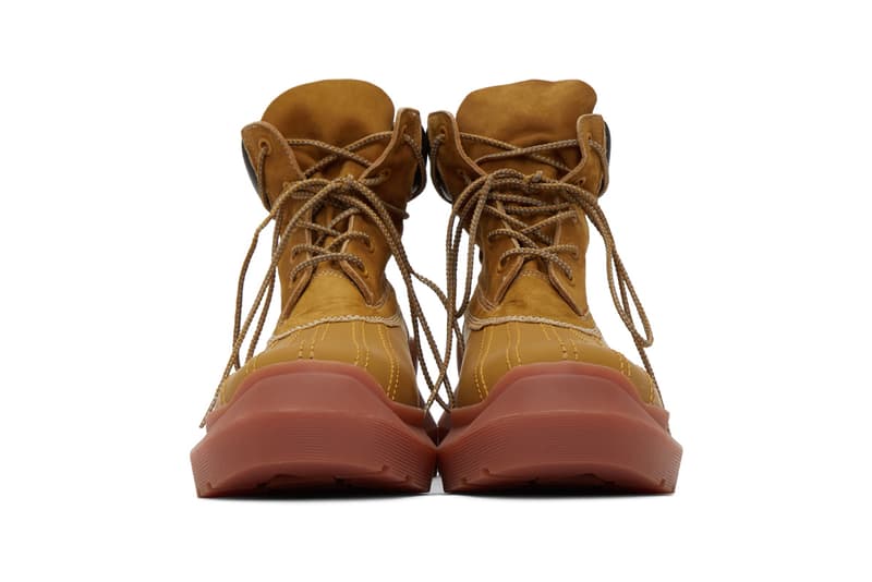 UNDERCOVER Paneled Boots Beige Black Pink Green Jun Takahashi Ankle Bootie Leather Suede Raised Seams Chunky Angled Sole Unit Tactile Japanese Utility