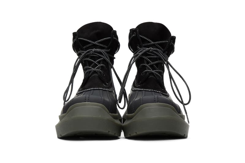 UNDERCOVER Paneled Boots Beige Black Pink Green Jun Takahashi Ankle Bootie Leather Suede Raised Seams Chunky Angled Sole Unit Tactile Japanese Utility
