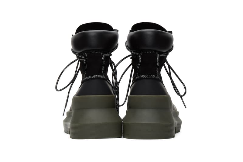 UNDERCOVER Paneled Boots Beige Black Pink Green Jun Takahashi Ankle Bootie Leather Suede Raised Seams Chunky Angled Sole Unit Tactile Japanese Utility