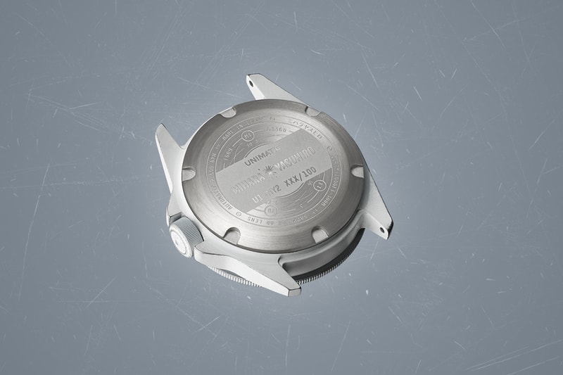 unimatic mihara yasuhiro watches Modello Uno U1-MY2 triple white timepiece 