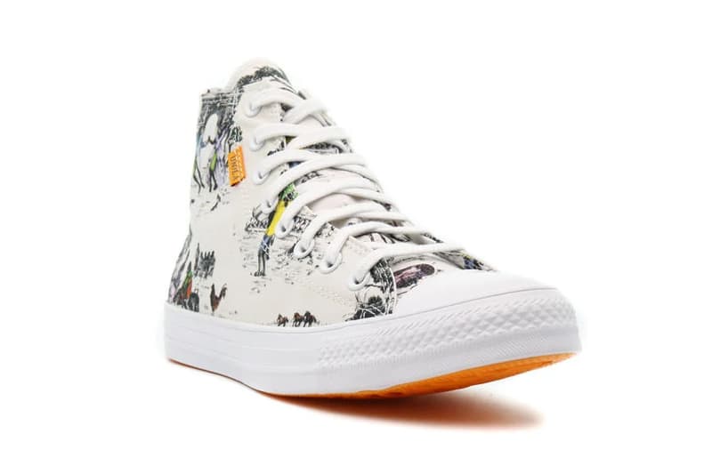union converse chuck taylor all star hi high white multicolor