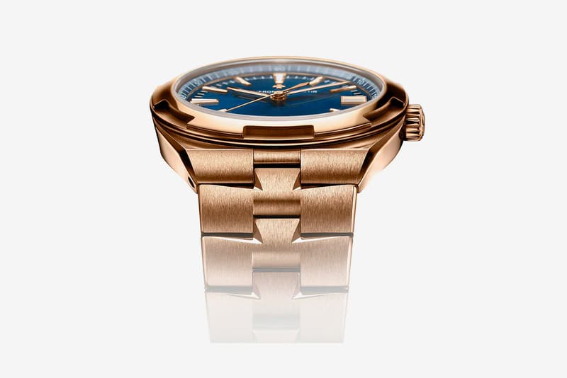 Vacheron Constantin Overseas 18k Pink Gold 4500V/110R-B705 Watch Info Geneve Rose Gold Pink Gold Swiss Watch Maltese Cross