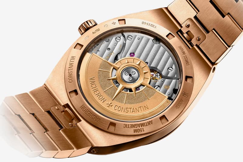 Vacheron Constantin Overseas 18k Pink Gold 4500V/110R-B705 Watch Info Geneve Rose Gold Pink Gold Swiss Watch Maltese Cross