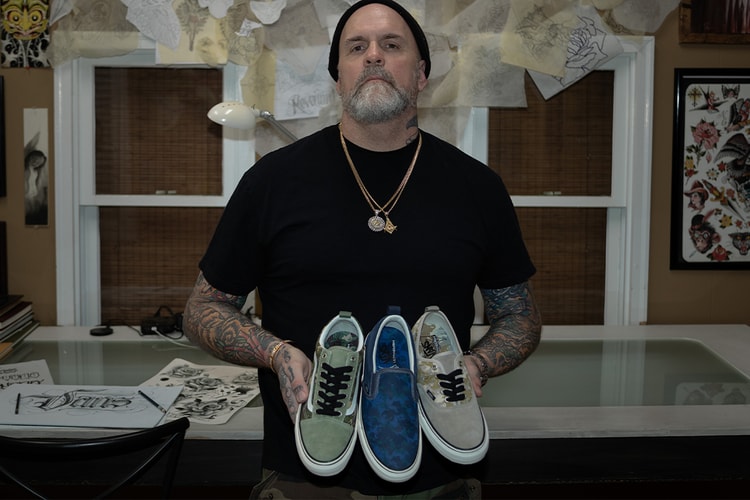 Vans Taps Legendary Tattoo Artist BJ Betts for a Camo-Clad Triple Pack