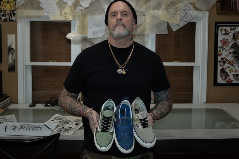 vans tattoo artist military service bj betts made for the makers authentic old skool slip on