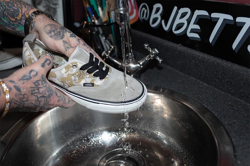 vans tattoo artist military service bj betts made for the makers authentic old skool slip on