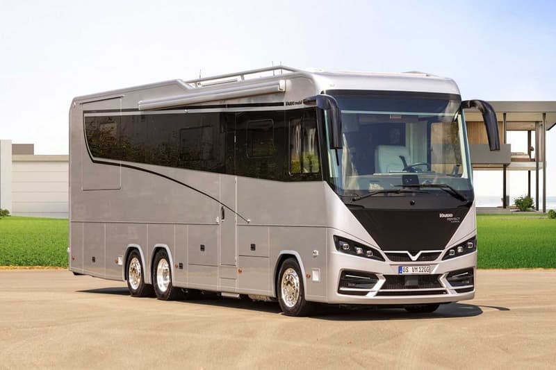 VARIOmobil Perfect 1200 Platinum Motorhome RV $1.7M USD Benz Actros 2453 Mercedes-AMG GT 10.7-liter turbo-diesel six-cylinder engine Luxury Automotive Travel Design