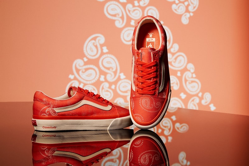 Case Study Joins Vault by Vans for a Jacquard Paisley Old Skool sneakers Seoul South Korea skate 
