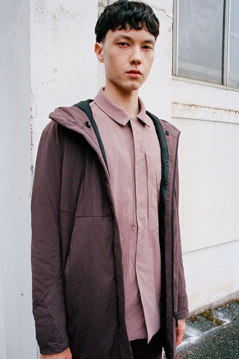 VEILANCE Fall Winter 2020 Lookbook menswear streetwear collection jackets coats weatherproof outdoor shirts trousers suits