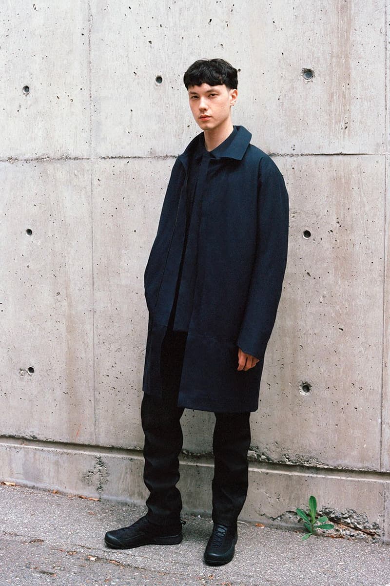 VEILANCE Fall Winter 2020 Lookbook menswear streetwear collection jackets coats weatherproof outdoor shirts trousers suits