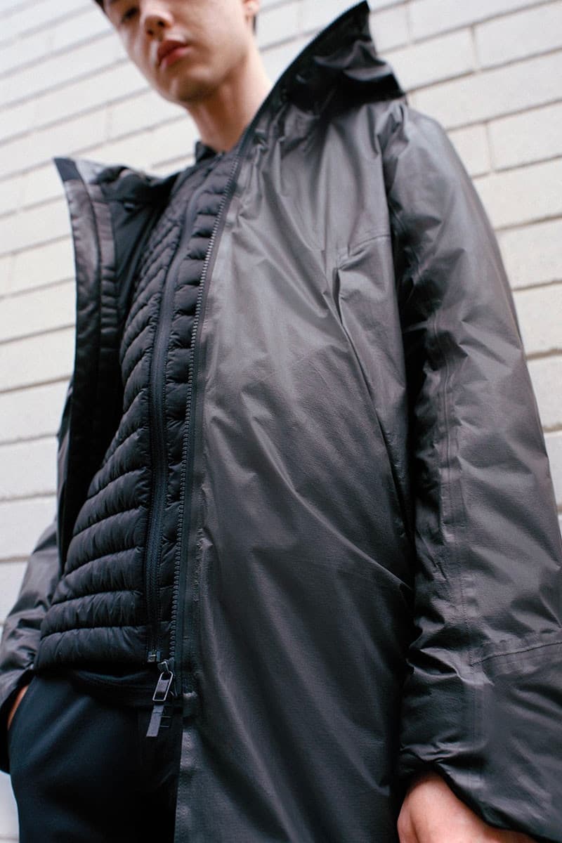 VEILANCE Fall Winter 2020 Lookbook menswear streetwear collection jackets coats weatherproof outdoor shirts trousers suits