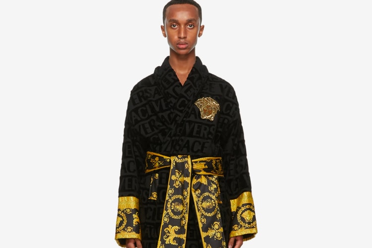 Versace Crafts Lavish Bathrobes to Channel Your Inner Migos
