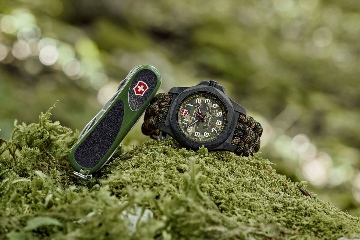 victorinox swiss army knives inox carbon composite limited edition camouflage print watch timepiece