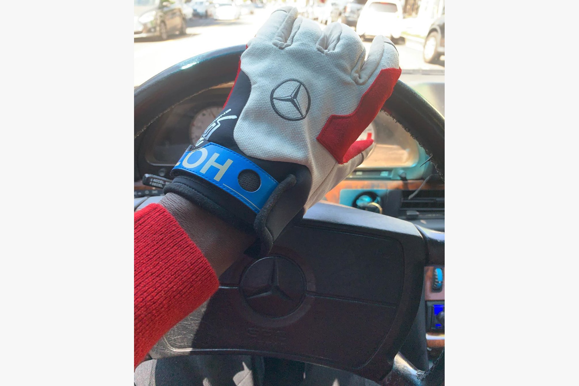 A$AP Nast Gifts Virgil Abloh Mercedes-Benz Racing Gloves G-Wagon S class racing style fashion ASAP NAST Instagram Classic cars 