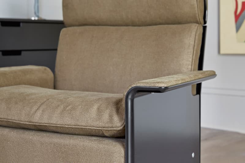 vitsoe vitsœ dieter rams linen upholstery 620 modular chair information release details buy cop purchase