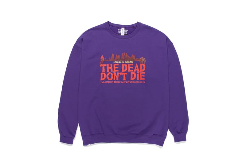 WACKO MARIA Jim Jarmusch THE DEAD DONT DIE Capsule menswear streetwear spring summer 2020 collection ss20 graphics