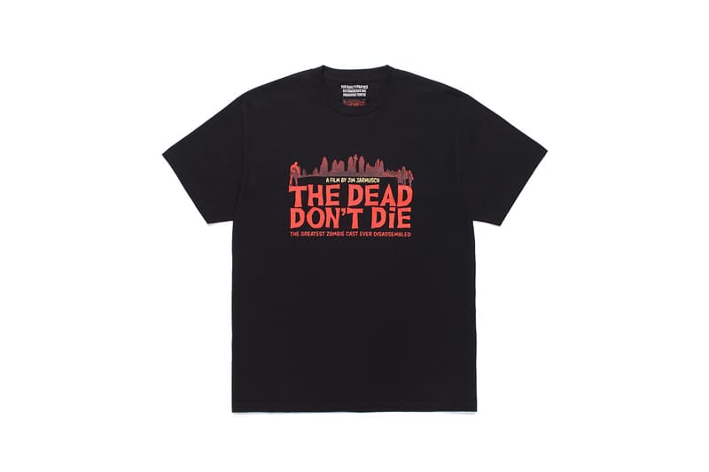 WACKO MARIA Jim Jarmusch THE DEAD DONT DIE Capsule menswear streetwear spring summer 2020 collection ss20 graphics