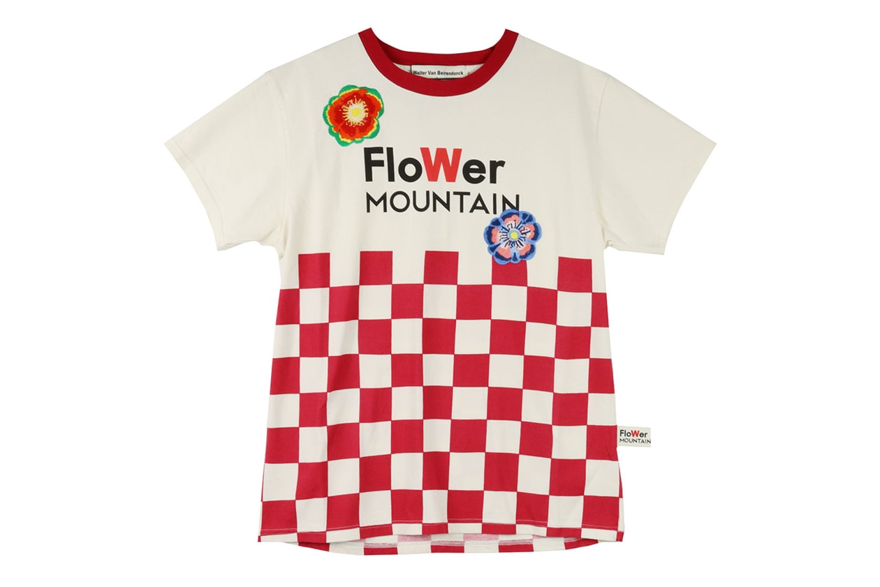 Walter Van Beirendonck for Flower Mountain FW20 fall winter 2020 collection collaboration sneaker tights hiking trek adventure tee shirt hoodie sweater japan buy release date