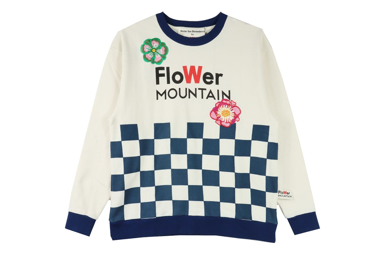 Walter Van Beirendonck for Flower Mountain FW20 fall winter 2020 collection collaboration sneaker tights hiking trek adventure tee shirt hoodie sweater japan buy release date