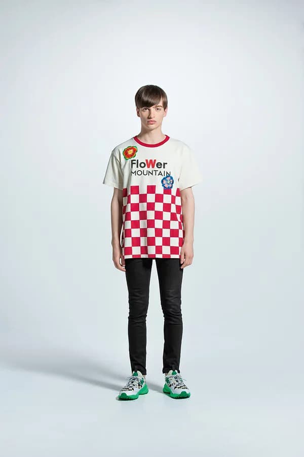 Walter Van Beirendonck for Flower Mountain FW20 fall winter 2020 collection collaboration sneaker tights hiking trek adventure tee shirt hoodie sweater japan buy release date