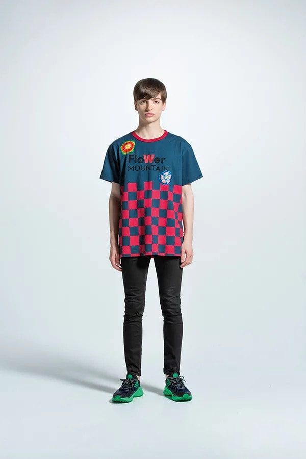 Walter Van Beirendonck for Flower Mountain FW20 fall winter 2020 collection collaboration sneaker tights hiking trek adventure tee shirt hoodie sweater japan buy release date