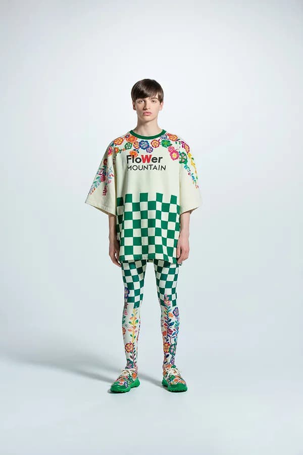 Walter Van Beirendonck for Flower Mountain FW20 fall winter 2020 collection collaboration sneaker tights hiking trek adventure tee shirt hoodie sweater japan buy release date