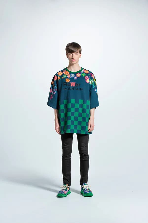 Walter Van Beirendonck for Flower Mountain FW20 fall winter 2020 collection collaboration sneaker tights hiking trek adventure tee shirt hoodie sweater japan buy release date