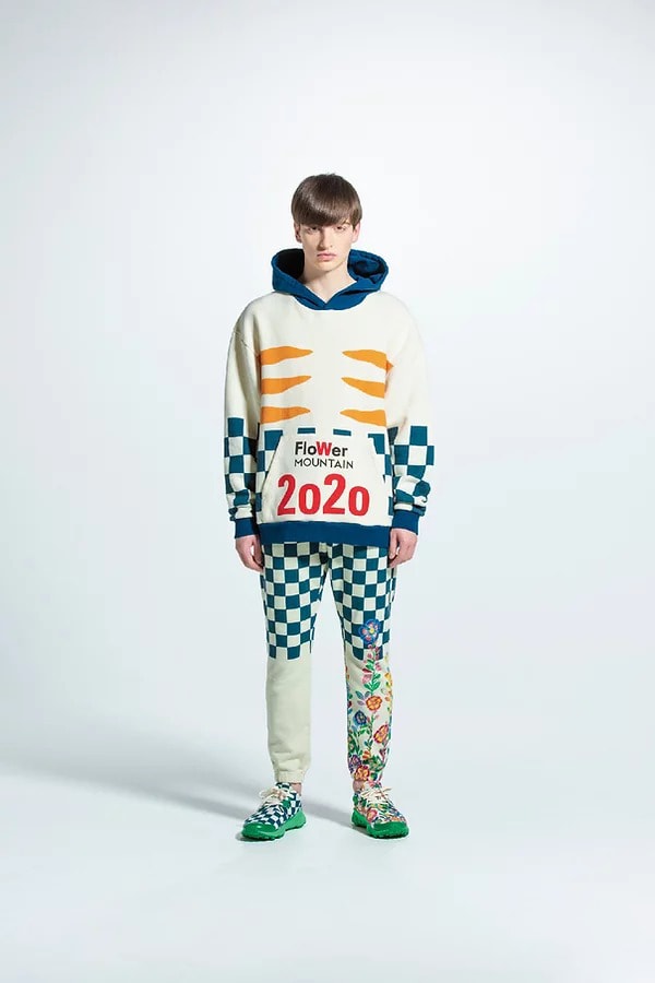 Walter Van Beirendonck for Flower Mountain FW20 fall winter 2020 collection collaboration sneaker tights hiking trek adventure tee shirt hoodie sweater japan buy release date