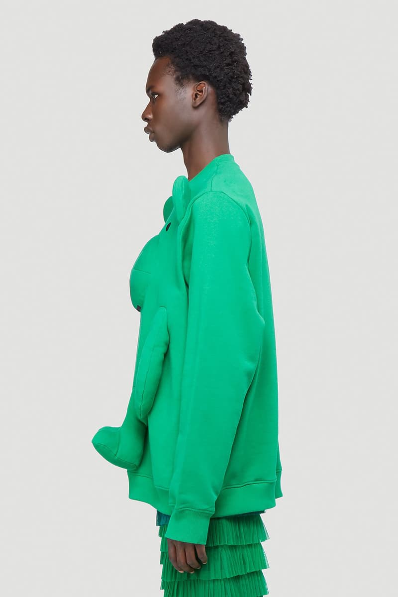 Walter Van Beirendonck Bear Sweatshirt Green LN-CC Release Information Drop Menswear Belgian Design Antwerp Six Fall Winter 2020 FW20 Technical Fabrication