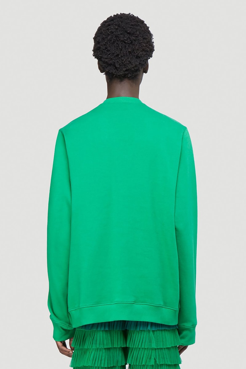 Walter Van Beirendonck Bear Sweatshirt Green LN-CC Release Information Drop Menswear Belgian Design Antwerp Six Fall Winter 2020 FW20 Technical Fabrication