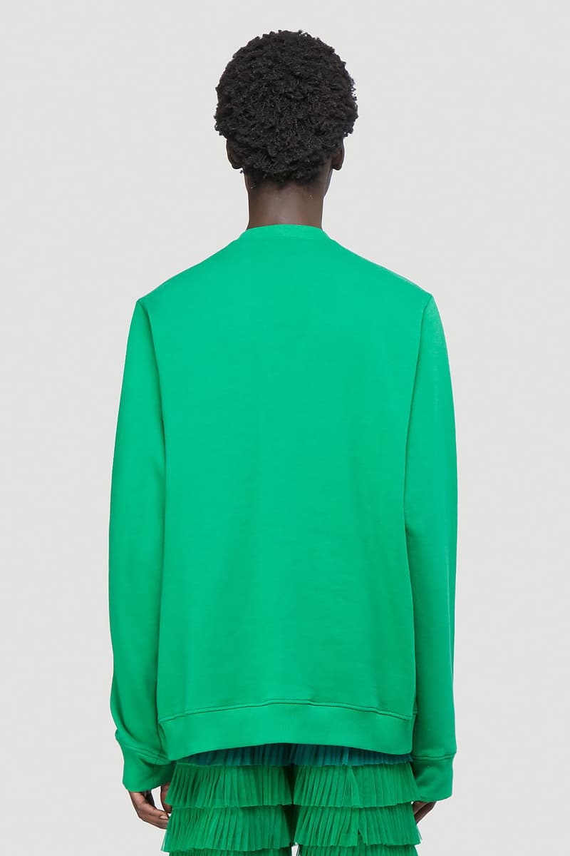 Walter Van Beirendonck Bear Sweatshirt Green LN-CC Release Information Drop Menswear Belgian Design Antwerp Six Fall Winter 2020 FW20 Technical Fabrication