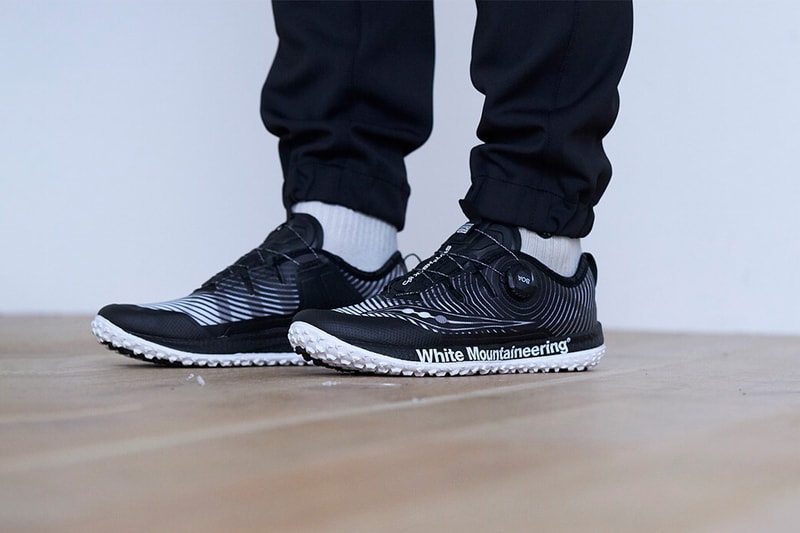 White Mountaineering x UGG, Saucony FW20 Collaboration footwear fall winter 2020 sneakers grid web switchback boot mouton miwo