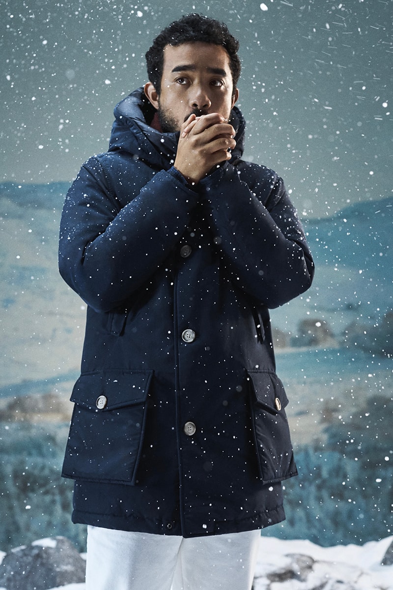 Woolrich Fall Winter 2020 Lookbook menswear streetwear fw20 collection jackets sweaters pants trousers slacks shirts knitwear