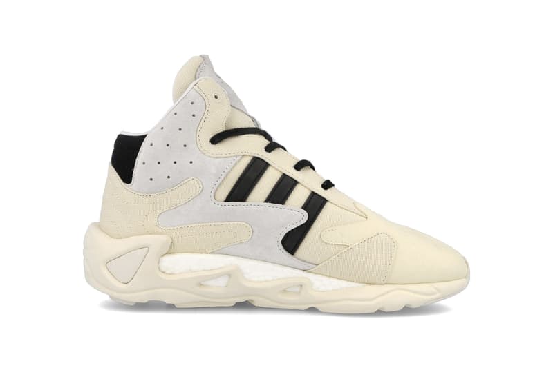 Y-3 FYW S-97 II "Black/Footwear White" "Chalk White/Bold Blue/Ecru Tint" FX1329 FX1328 Sneaker Release Information Adidas Yohji Yamamoto Footwear Collaboration Division Line Hoops Runner Feet You Wear BOOST Three Stripes Mid Top High Cut