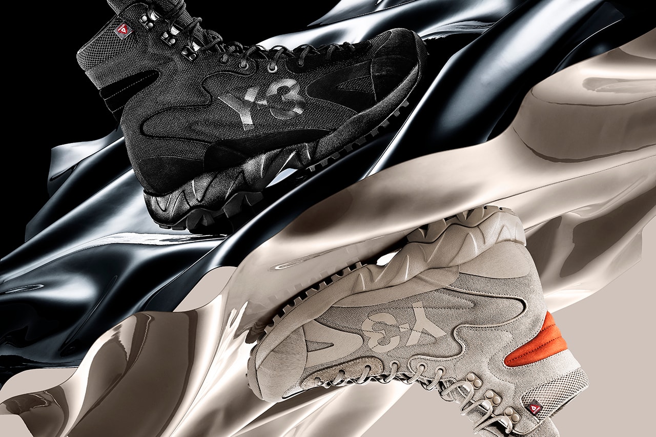 y-3 adidas fall winter 2020 yohji yamamoto technical boot notoma black night grey beige khaki fox orange release details primaloft