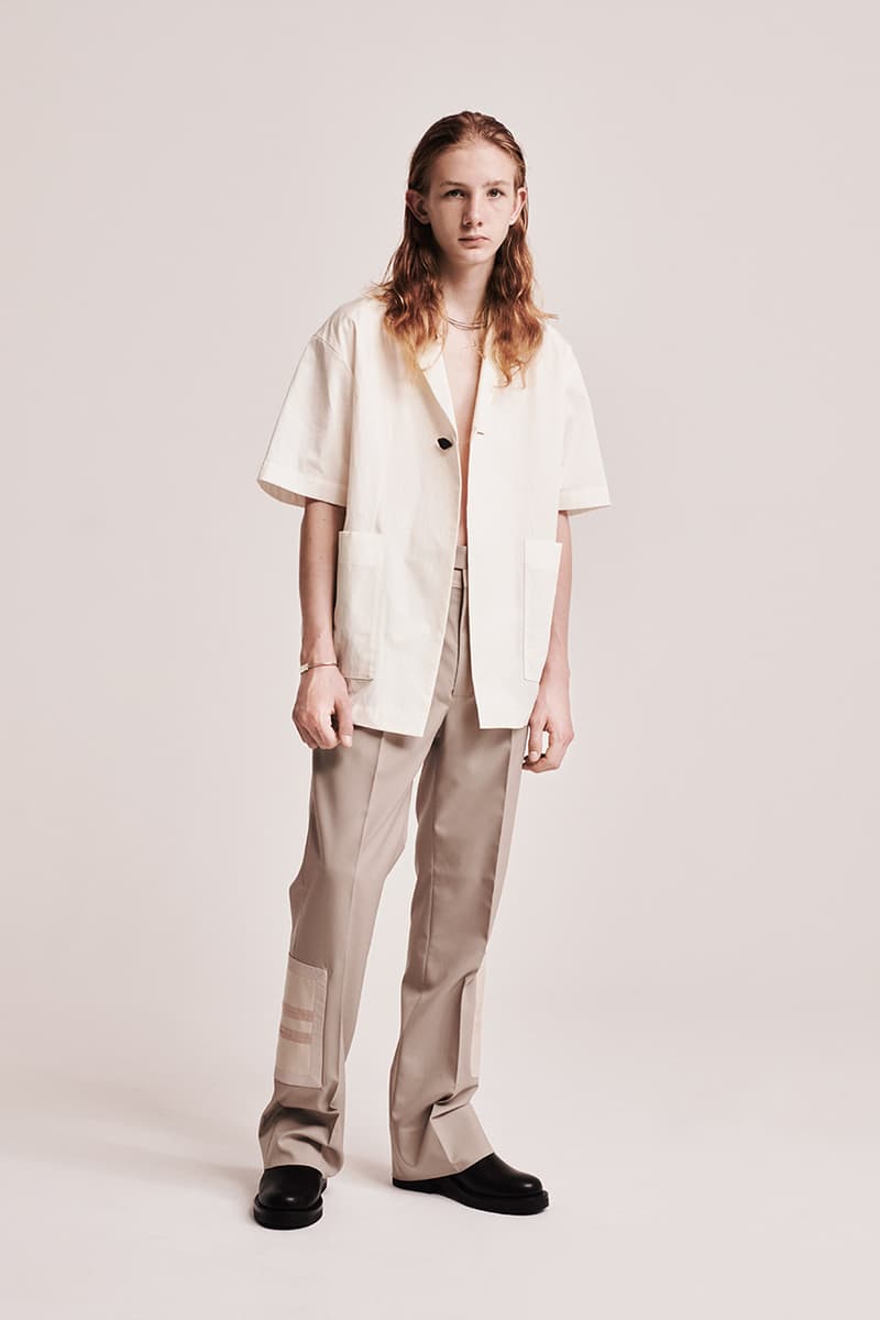 y.o.n. yon japanese label spring summer 2021 collection 2020 taupe collection tailoring release information