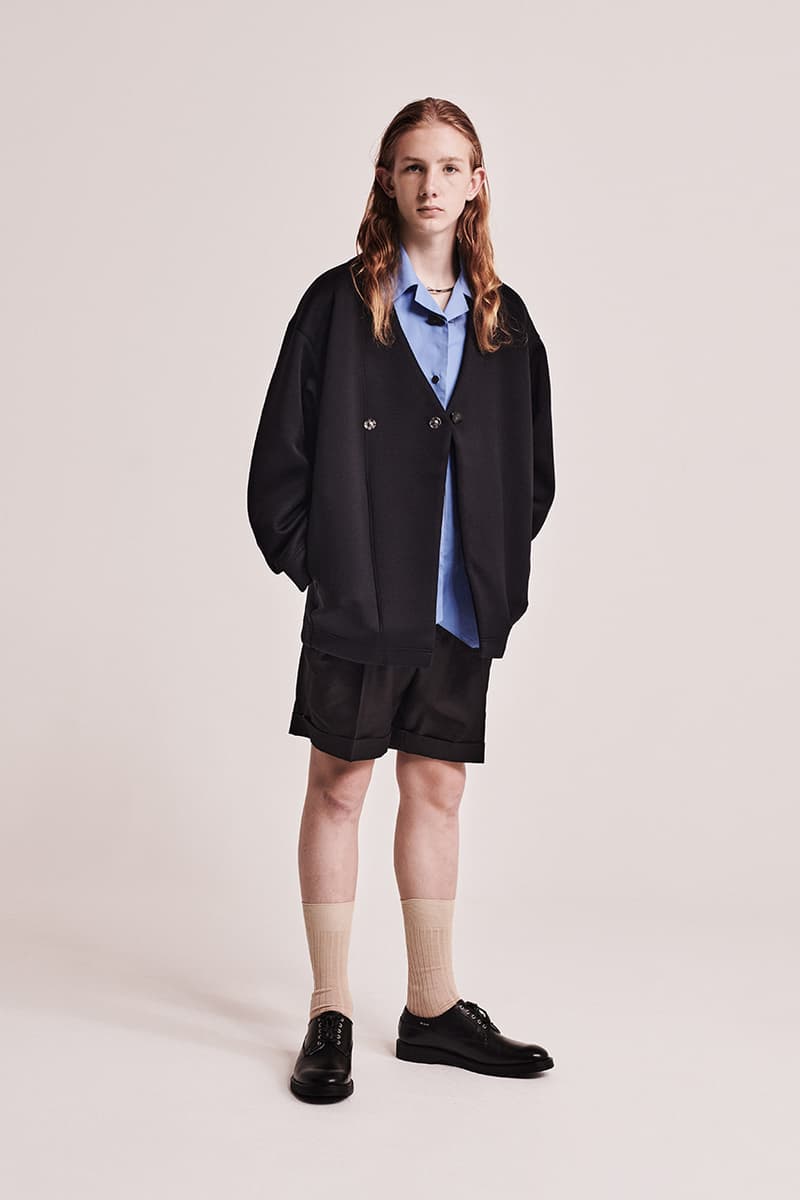 y.o.n. yon japanese label spring summer 2021 collection 2020 taupe collection tailoring release information