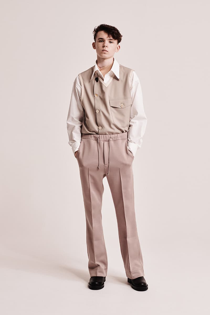 y.o.n. yon japanese label spring summer 2021 collection 2020 taupe collection tailoring release information