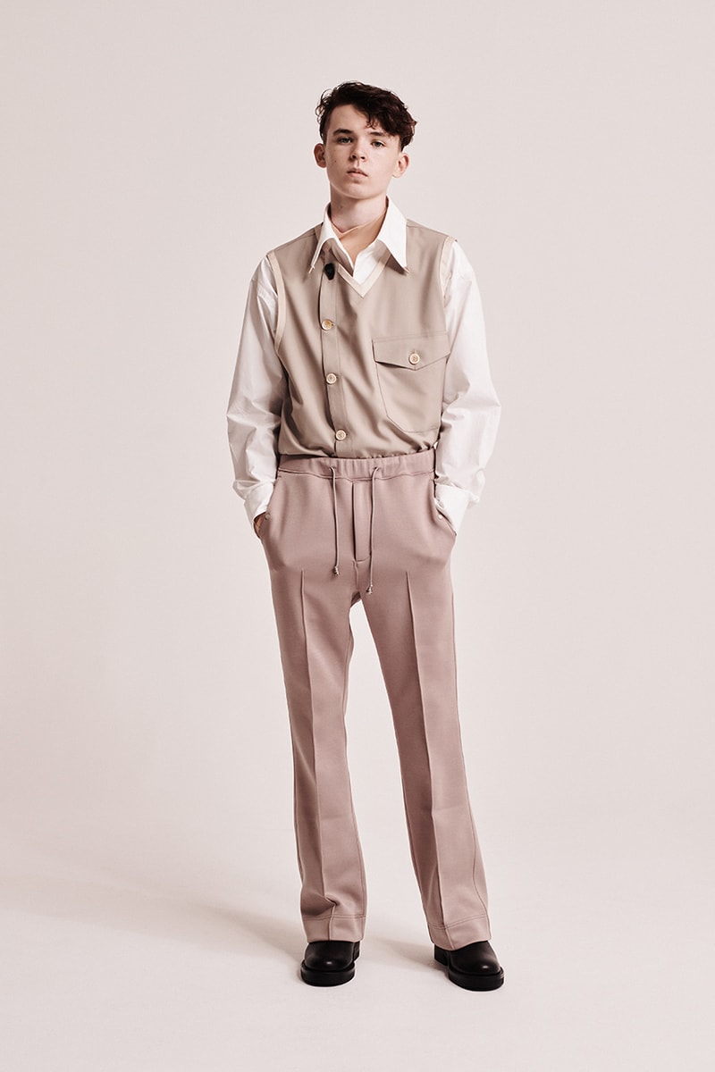 y.o.n. yon japanese label spring summer 2021 collection 2020 taupe collection tailoring release information