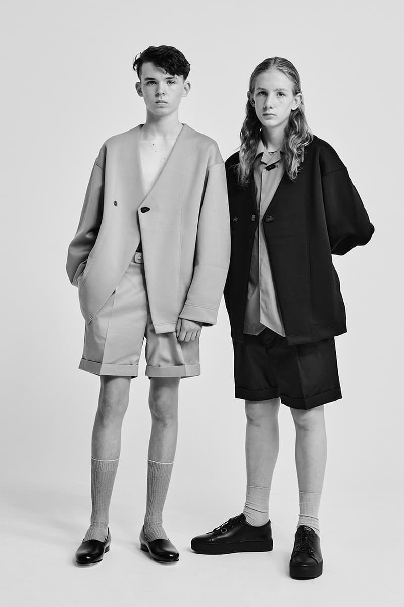 y.o.n. yon japanese label spring summer 2021 collection 2020 taupe collection tailoring release information