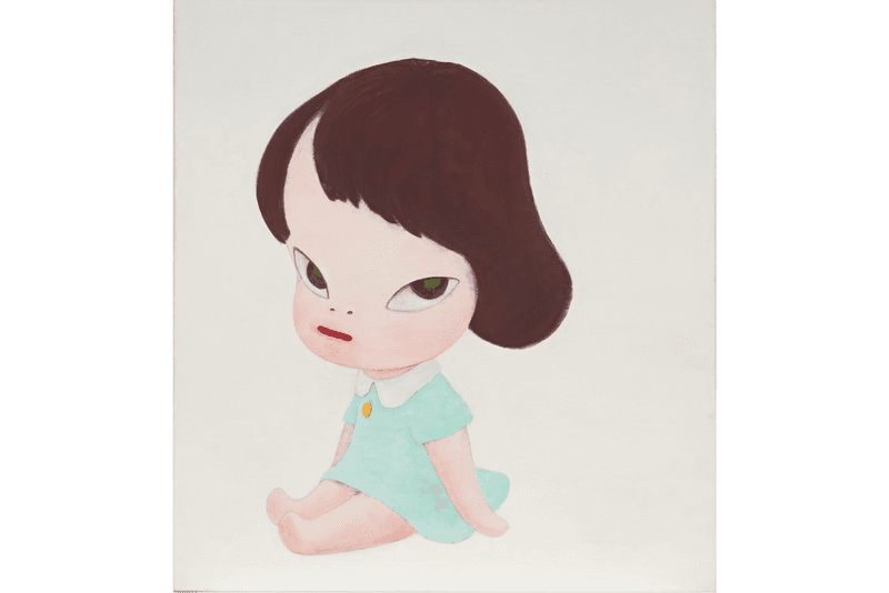 yoshitomo nara hot house doll in white room iii phillips auction artworks paintings